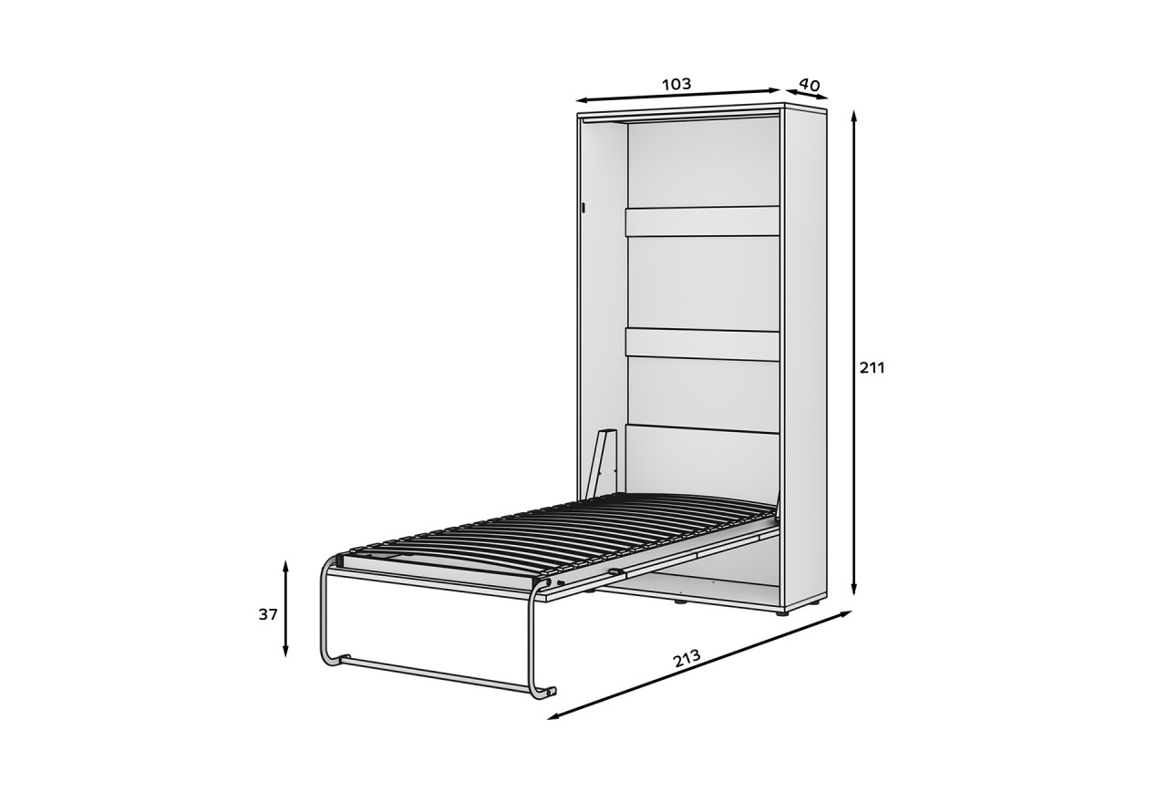 Bett Practic XS (90x200)